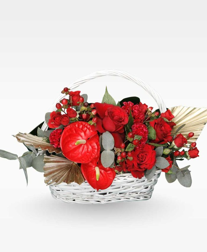 Scarlet Luxe Basket