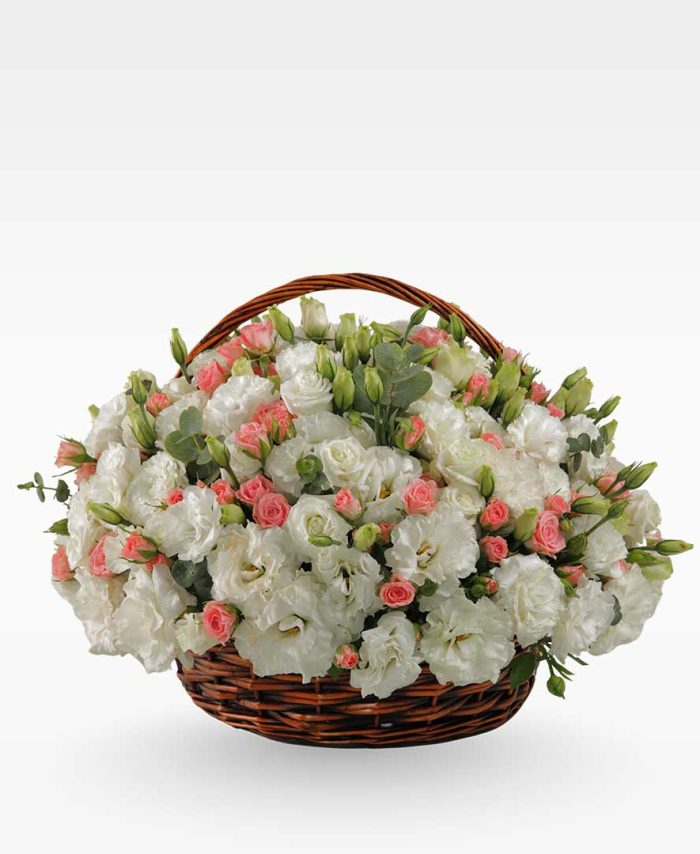 White Blush Harmony Basket